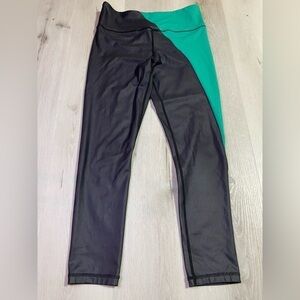 Zyia Active Jade River Stone Metallic Light n Tight Hi-rise 7/8, size 12